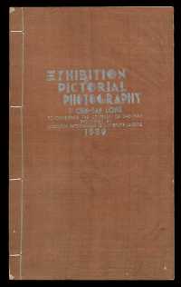 L 1939年纪念法国达盖儿摄影术发明一百周年桐云书屋出版《郎静山摄影》专刊一册，英文版